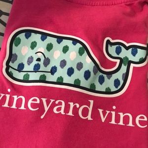 Adorable hot pink girls whale t-shirt!